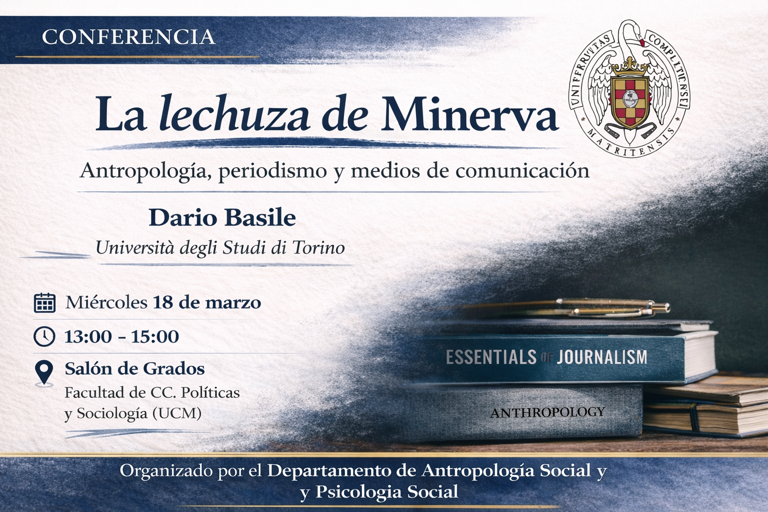 La lechuza de Minerva. Antropología, periodismo y medios de comunicación.